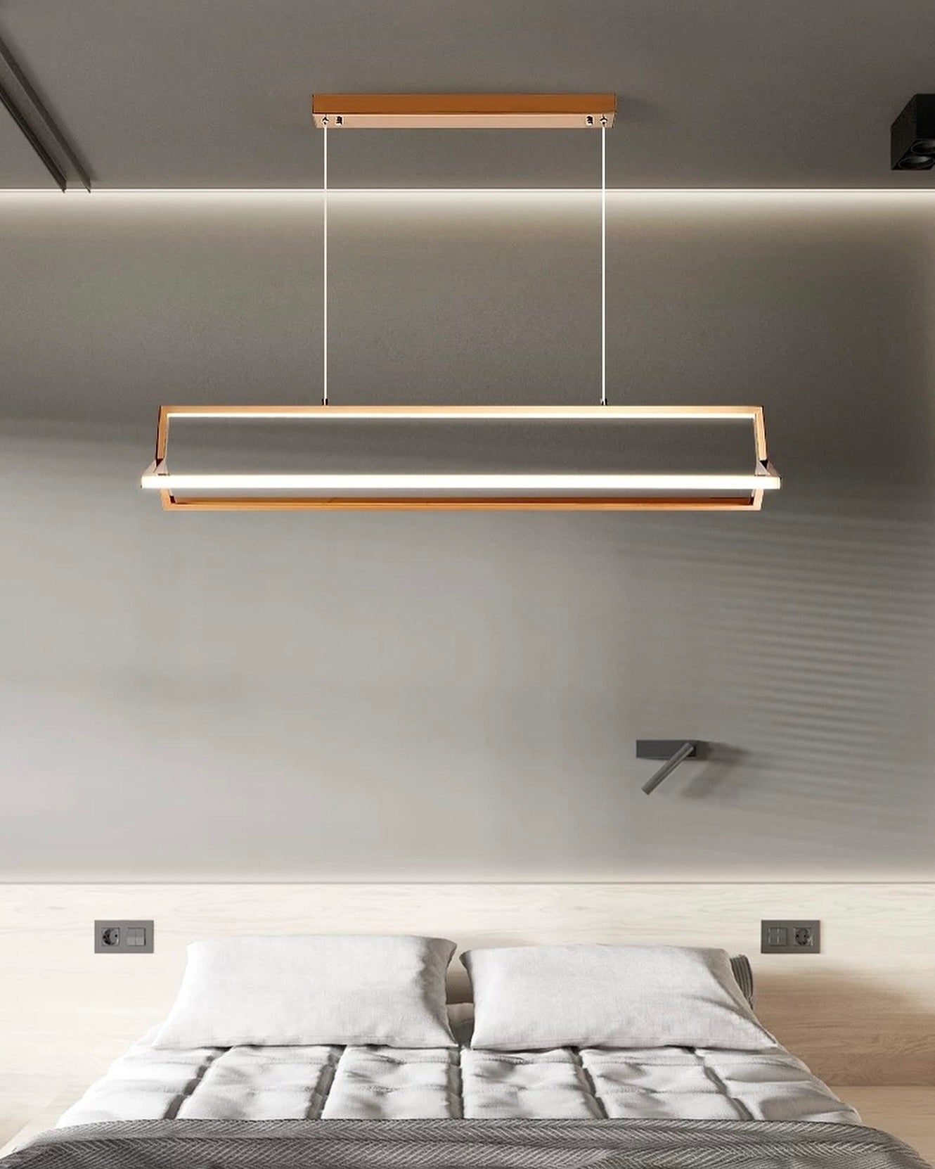 LED Pendant Lights – Modern Line Design for Kitchen and Foyer