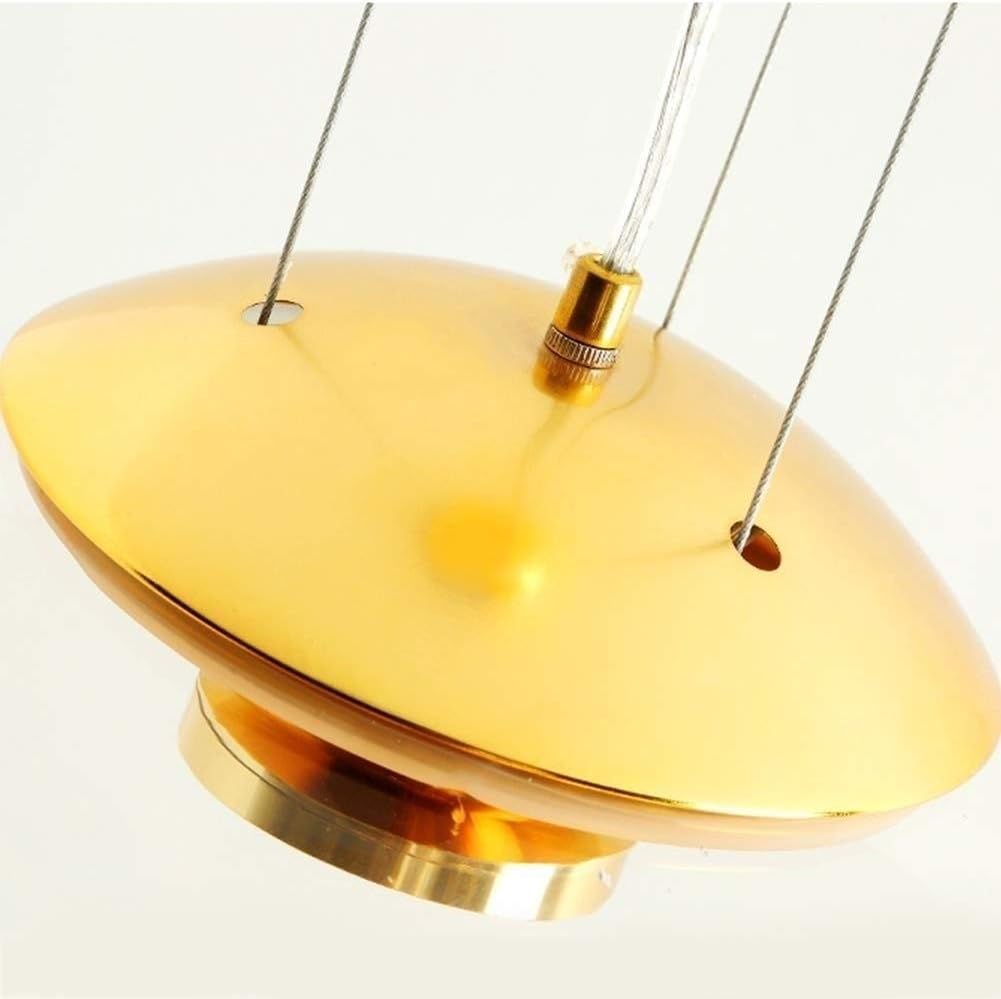 Vintage Brass Industrial Pendant Lamp – Retro Glass Lampshade Suspension Lighting