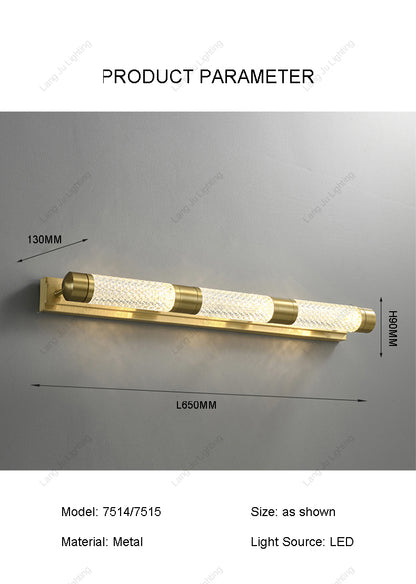 Luxury Wall Lamp, Nordic Golden Indoor Wall Light, Exterior Chandelier