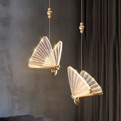 Modern Luxury LED Pendant Lamp Living Room Led Decor Butterfly Hanging Light