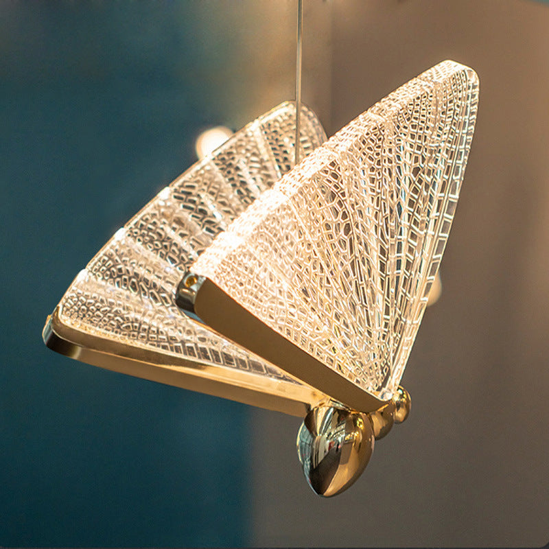 Modern Luxury LED Pendant Lamp Living Room Led Decor Butterfly Hanging Light